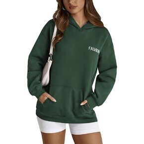 PRETTYGARDEN Women's Oversized Hoodies Long Sleeve Fleece Pullover Sweatshirt Trendy Fall Fashion Y2K Clothes