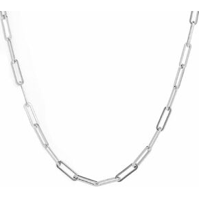 Jude Jewelers Stainless Steel Classic Plain Chain Style Collar Choker Statement Necklace