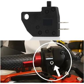 2Pin Right Brake Light Switch,OEM#57460-17C00 21070-1170 Motorcycle Brake Switch Keeps Brake Lights Operating,Brake Light Switch Replacement Compatible with Honda Yamaha (2PCS)