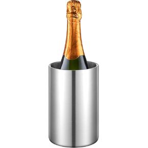 Wine Chiller Bucket Stainless Steel Wine Chiller Bottles for 750 ml Insulated Double Layer Bucket Wine Cooler Bucket to Keep Wine Cold for Wine Lovers Parties Bar (1 Pcs)