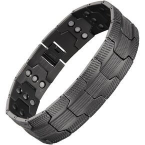 MagEnergy Copper Bracelet for Men 3X Magnetic Bracelets 99.99% Pure Copper Wristband Adjustable Jewelry Gift with Sizing Tool