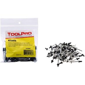 مسامير ToolPro Pop للأسقف، 1/8 بوصة (500، أبيض)