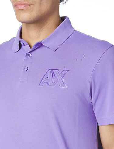 قميص بولو للرجال من Armani Exchange بشعار Shiney ذو مقاس عادي in Kuwait