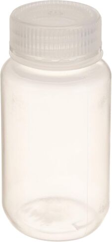 United Scientific® Unistore™ 33307 | Laboratory Grade Polypropylene Wide Mouth Reagent Bottle | Designed for Laboratories, Classrooms, or Storage at Home | 125mL (4oz) Capacity | Pack of 12, Clear in Saudi Arabia