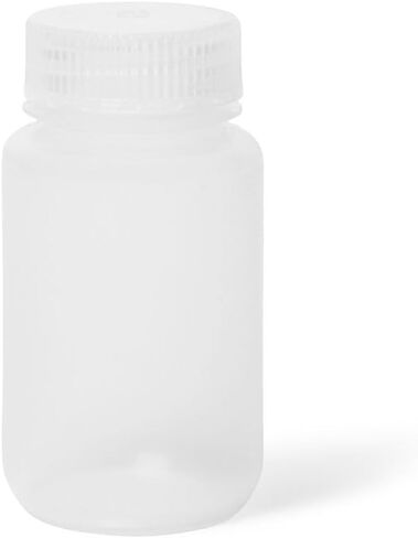 United Scientific® Unistore™ 33307 | Laboratory Grade Polypropylene Wide Mouth Reagent Bottle | Designed for Laboratories, Classrooms, or Storage at Home | 125mL (4oz) Capacity | Pack of 12, Clear in Saudi Arabia