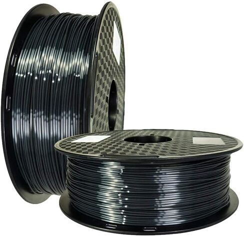 Silk Purple PLA 1.75mm 3D Printer Filament 1KG (2.2 LBS) Silky Shiny Purple 3D Printing Material Metallic Dark Violet Purple Color HZST3D in Kuwait