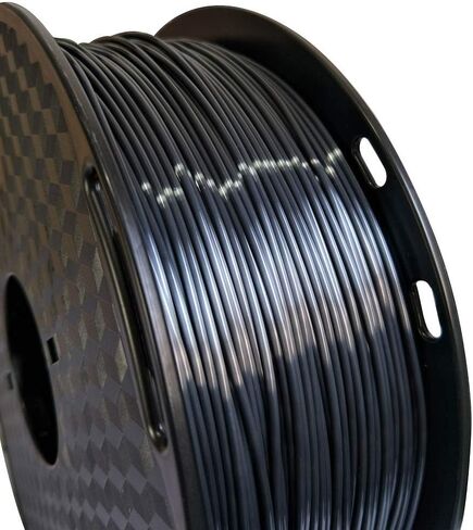 Silk Purple PLA 1.75mm 3D Printer Filament 1KG (2.2 LBS) Silky Shiny Purple 3D Printing Material Metallic Dark Violet Purple Color HZST3D in Kuwait