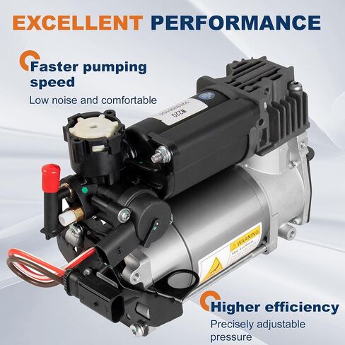 Air Suspension Compressor Pump 1643201204 Compatible with 2007-2012 Mercedes Benz GL450 GL550 ML320 ML350 ML450 ML500 ML550 ML63 AMG in Saudi Arabia