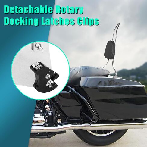 Detachable Chrome Rear Passenger Seat Backrest Sissy Bar W/Back Rest Cushion Pad Compatible With For Touring Road King Street Glide Electra Glide Road Glide FLHR FLHX FLHT FLTR 1997-2008 in Saudi Arabia