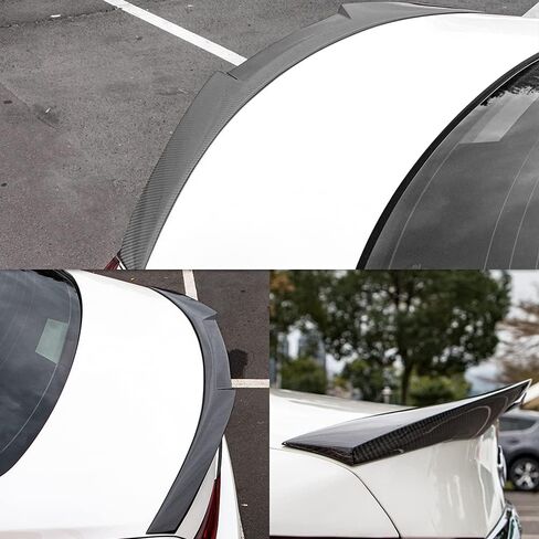 AeroBon Real Carbon Fiber Trunk Spoiler Compatible with 2019-2024 BMW 3-Series G20 Sedan G80 M3 (H Style) in Saudi Arabia