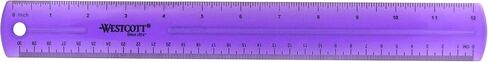 Westcott 12" Shatterproof Ruler, Pack of 4 (17143) in Saudi Arabia