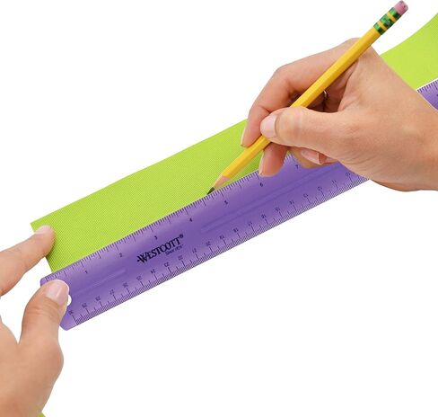 Westcott 12" Shatterproof Ruler, Pack of 4 (17143) in Saudi Arabia