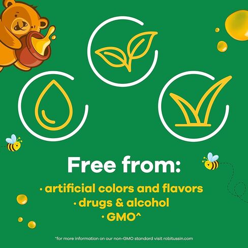 Robitussin Children's Naturals Cough Plus Immune Health Dietary Supplement for Occasional Cough Relief - 8.3 Oz in Kuwait