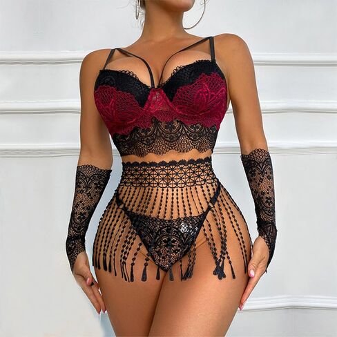 Sexy Bunny Girl Lingerie Bra with Lace Fishnet Design - Seductive and Alluring Women's Lingerie Bra in Saudi Arabia