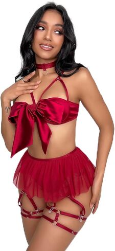 Sexy Bunny Girl Lingerie Bra with Lace Fishnet Design - Seductive and Alluring Women's Lingerie Bra in Saudi Arabia