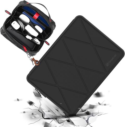 Smatree iPad Hard Shell Case for 12.7inch Lenovo Yoga Tab Plus 2025, 13inch New iPad Pro/Air 2024 with Magic Keyboard, 12.9inch iPad Pro 2021 5th/2020 4th/2018 3rd, 12.9inch Tablet Carry Case, Black in Saudi Arabia
