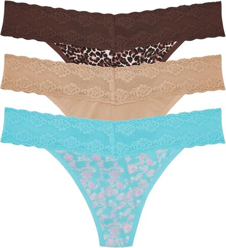 Natori Women's Bliss Perfection Thong 3-Pack in Saudi Arabia