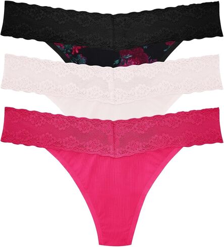 Natori Women's Bliss Perfection Thong 3-Pack in Saudi Arabia