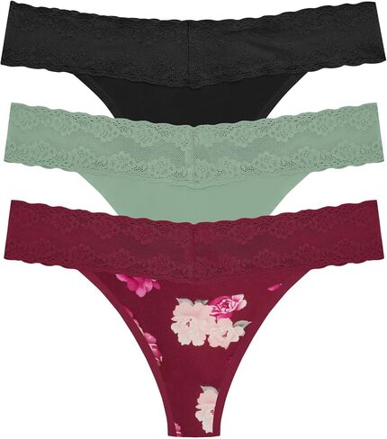 Natori Women's Bliss Perfection Thong 3-Pack in Saudi Arabia