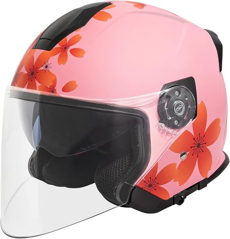 VCAN V88 3/4 Open Face Motorcycle Scooter Helmet ECE & DOT Approved in Kuwait