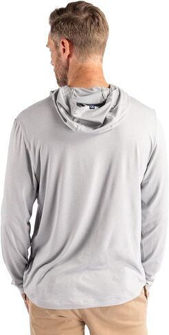 Cutter & Buck Coastline Epic Comfort Eco Recycled Mens Hooded Shirt in Saudi Arabia