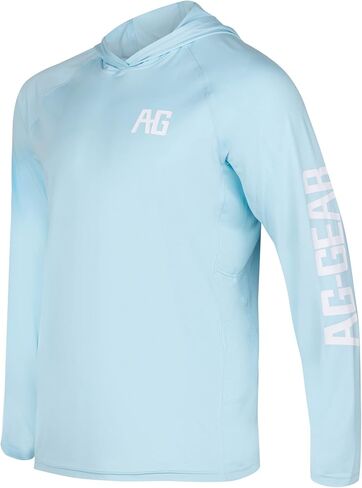 Men’s Farm Pro Breathable Performance Hoodie, Lightweight All-Season Hooded Sun Shirt with UPF50 Sun Protection in Saudi Arabia
