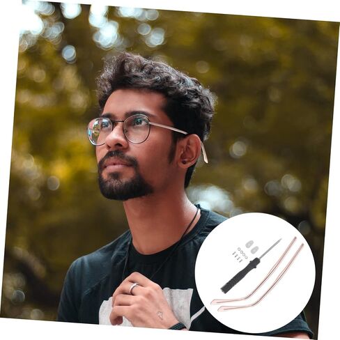 Black Glasses Black Sunglasses Glasses Arm Replacement, 1 Pair Spectacle Legs Glasses Changing Arm Eyeglasses Replacement Parts Black Glasses Black Sunglasses in Saudi Arabia