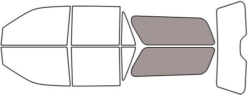 Rvinyl Window Tint Kit Compatible with Ford Expedition 2018-2023 (EL) - Front Precut Kit - 20% in Saudi Arabia