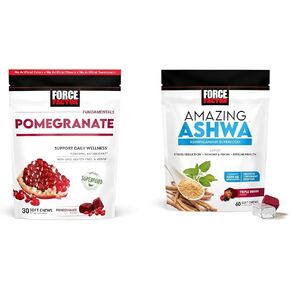 Force Factor Acai Soft Chews for Immune Support, Oxidative Stress Defense, and Daily Wellness, Superfood and Antioxidants Supplement, Non-GMO, Gluten-Free, and Vegan, Acai Berry Flavor, 30 Soft Chews in Kuwait