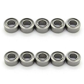 5x10x4 mm Miniature Deep Groove Ball Bearing Skateboard Bearings MR105ZZ L-1050ZZ Pack of 10