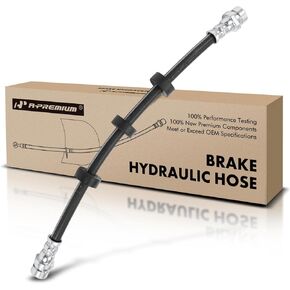 A-Premium Front Passenger Side Brake Hydraulic Hose Compatible with Select Ford Models - Focus 2008 2009 2010 2011 - Replace# AS4Z2078B