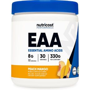 Nutricost EAA Powder 30 Servings (Blue Raspberry) - Essential Amino Acids - Non-GMO, Gluten Free, Vegetarian Friendly