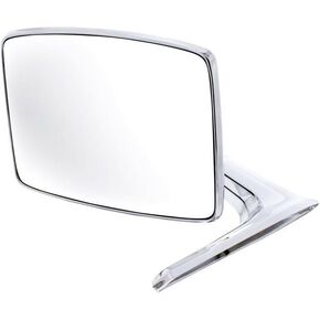 United Pacific 110737 Chrome Exterior Convex Mirror for 1966-77 Ford Bronco & 1967-79 Truck, Diecast Construction – Passenger Side – ONE Mirror