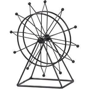 Cabilock Ferris Wheel Model Gold Decor Ferris Wheel Adornment Centerpiece Table Decorations Ferris Wheel Crafts Ferris Wheel Stature Accent Decor Desktop Adornment Gold Desk Decor