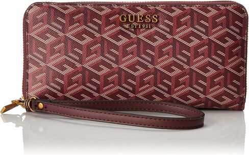 GUESS Women's Laurel Large Around, Zip Wallet, Wristlet, Clutch in Saudi Arabia
