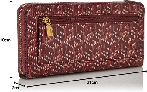 GUESS Women's Laurel Large Around, Zip Wallet, Wristlet, Clutch in Saudi Arabia