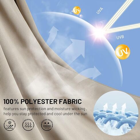 قمصان بولو MIER للرجال سريعة الجفاف من البوليستر، قمصان بياقة كاجوال بأكمام قصيرة، ماصة للرطوبة، حماية من الشمس in Kuwait