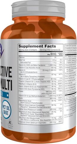 NOW Sports Nutrition, مكمل غذائي إكستريم سبورتس متعدد للرجال مع أحماض أمينية حرة الشكل، ZMA®، تريبولوس، زيت MCT، ومستخلصات عشبية، 90 كبسولة هلامية in Kuwait