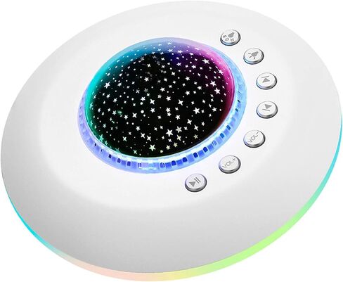 White Noise Sound Machine,28 Soothing Natural Sounds 32 Level Volume 3 Timer Memory Function,Rechargeable Battery,Sleep Sound Machine for Baby Kids Adults in Kuwait