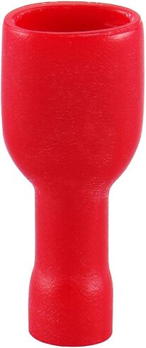 Baomain 0.187" Red Female Insulated Spade Wire Connector Electrical Crimp Terminal 22-16 AWG 4.8 x 0.5mm (100PCS) in Saudi Arabia
