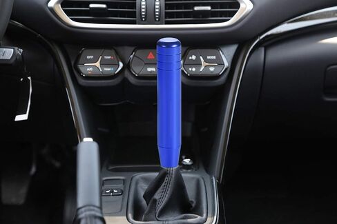 Long Shift Knob Extension Shifter Handle Aluminum Alloy Gear Stick Transmissions Weighted Shifting Lever Universal Fit Most Manual Automatic Cars Truck SUV (Black) in Saudi Arabia