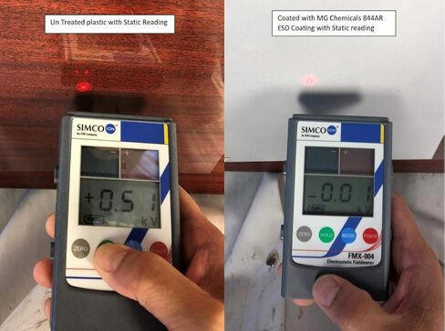 إم جي كيميكالز 844AR ESD طلاء آمن للبلاستيك، سائل 850 مل in Kuwait