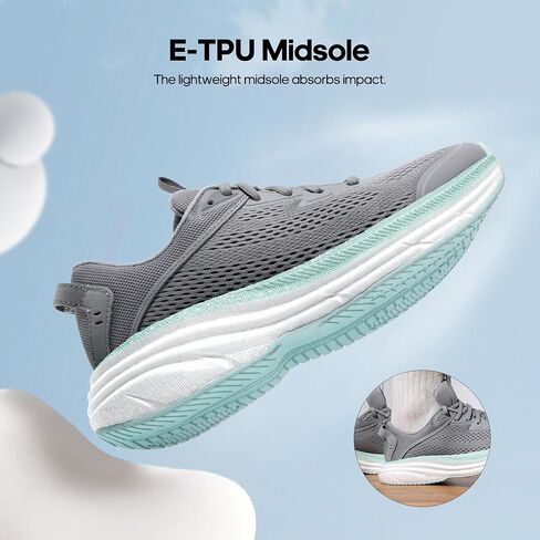 NORTIV 8 Women's Running Walking Tennis Shoes FlexLife Comfortable Cushioning Non-Slip Breathable Athletic Gym Workout Cross Trainer Jogging Sneakers in Saudi Arabia