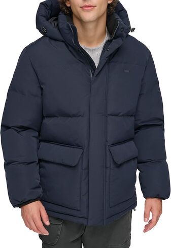 Levi's Men's 2-Pocket Quilted Hooded Parka in Saudi Arabia