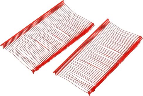 MECCANIXITY Standard Tagging Fasteners,Plastic Regular,Standard Label Gun Price Tagging Barbs for Garment Price Tag Label Tagging Barbs 15mm/0.59 Inch,Pack of 1000 Red in Saudi Arabia