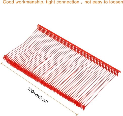 MECCANIXITY Standard Tagging Fasteners,Plastic Regular,Standard Label Gun Price Tagging Barbs for Garment Price Tag Label Tagging Barbs 15mm/0.59 Inch,Pack of 1000 Red in Saudi Arabia