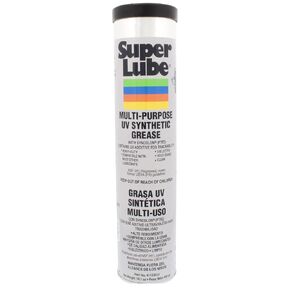 Super Lube 41150/UV Synthetic UV Grease (NLGI 2), 14.1 oz Cartridge, Translucent White