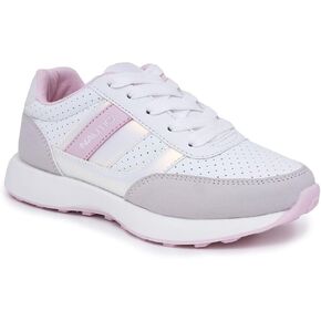 Nautica Girls Fashion Shoe - Lace-Up Low-Top Tennis Sneakers for Big Kids, Little Kids & Toddlers (Regular Heel/Platform Sole)
