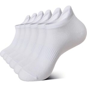 WEVIAS Ankle Socks Womens Running Low Cut Athletic Socks No Show Sports Socks With Tab 6 Pairs