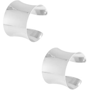 2Pcs Cuff Bangle Bracelet for Women Open Wide Wire Bracelets Gold Wrist Cuff Wrap Bracelet Adjustable